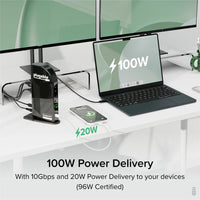 Plugable UD-3900C4 14-in-1 USB C Docking Station with 100W Charging