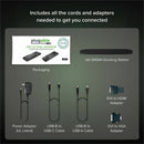Plugable UD-3900H USB 3.0 Universal Laptop Docking Station for Windows & Mac