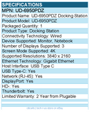 Plugable UD-6950PDZ 12-in-1 USB C Triple Monitor Docking Station
