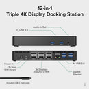 Plugable UD-6950PDZ 12-in-1 USB C Triple Monitor Docking Station