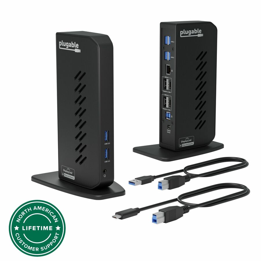Plugable UD-6950Z USB 3.0 and USBC Dual 4K Display Docking Station