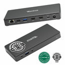 Plugable UDMSTH2 USB C Docking Station - Dual 4K Monitor