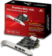 Vantec UGT-FW210 2+1 FireWire 800/400 PCI Express Combo Host Card