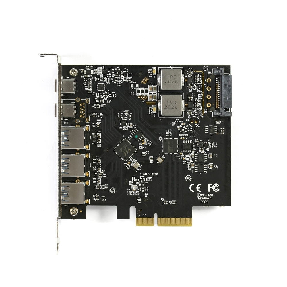 Vantec UGT-PC3A2C 5-Port USB 3.2 Gen2x2 (20Gbps) with 2C and 3A PCIe Host Card