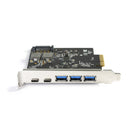 Vantec UGT-PC3A2C 5-Port USB 3.2 Gen2x2 (20Gbps) with 2C and 3A PCIe Host Card