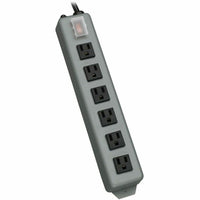 Eaton UL24CB-15 Industrial Power Strip, 6-Outlet, 15 ft. Locking Switch Cover