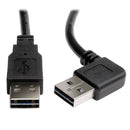 Eaton UR020-006-RA 6ft USB 2.0 Hi-Speed Universal USB 2.0 Cable Right/Left-Angle