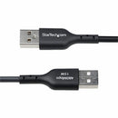 StarTech USB2AC1FTBK 1ft (30cm) USB-A to USB-C Charging Cable, Charge & Sync