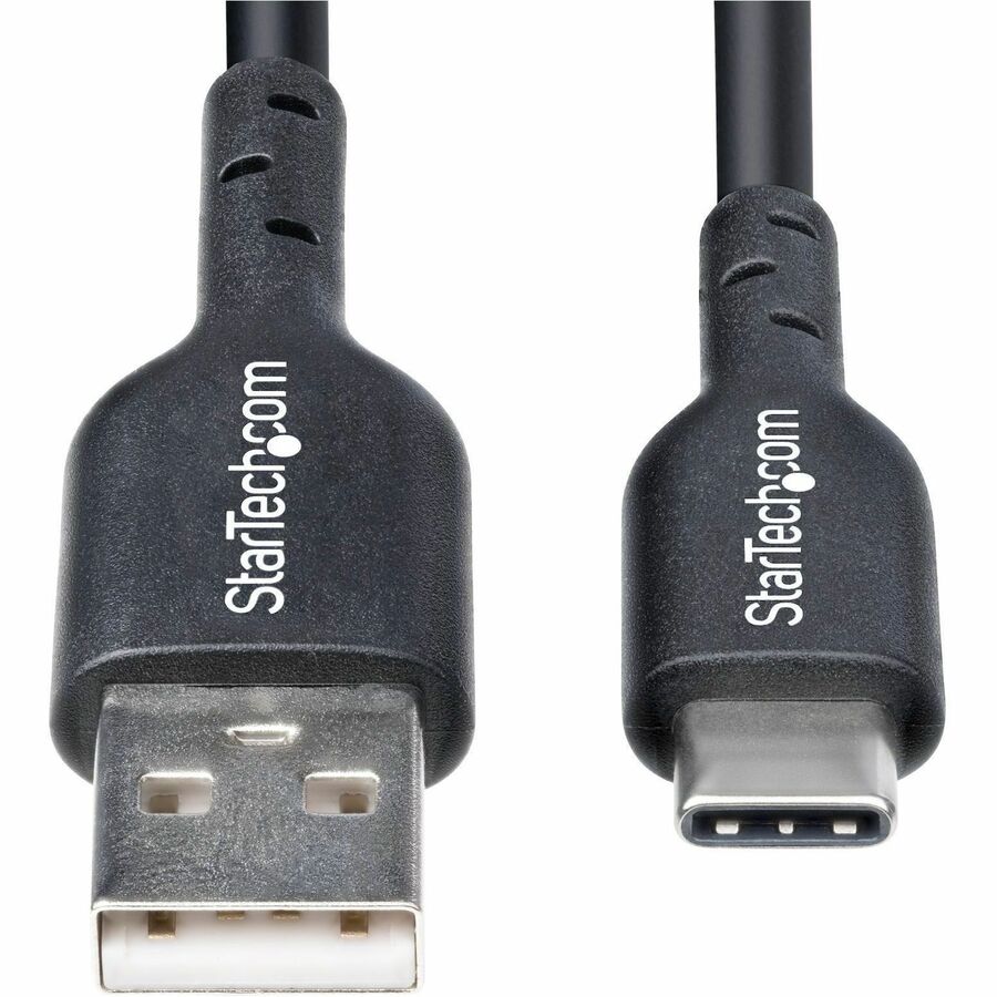 StarTech USB2AC1FTBK 1ft (30cm) USB-A to USB-C Charging Cable, Charge & Sync