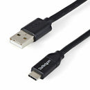 StarTech USB2AC2M10PK 2 m / 6.6 ft. USB to USB C Cable - Black