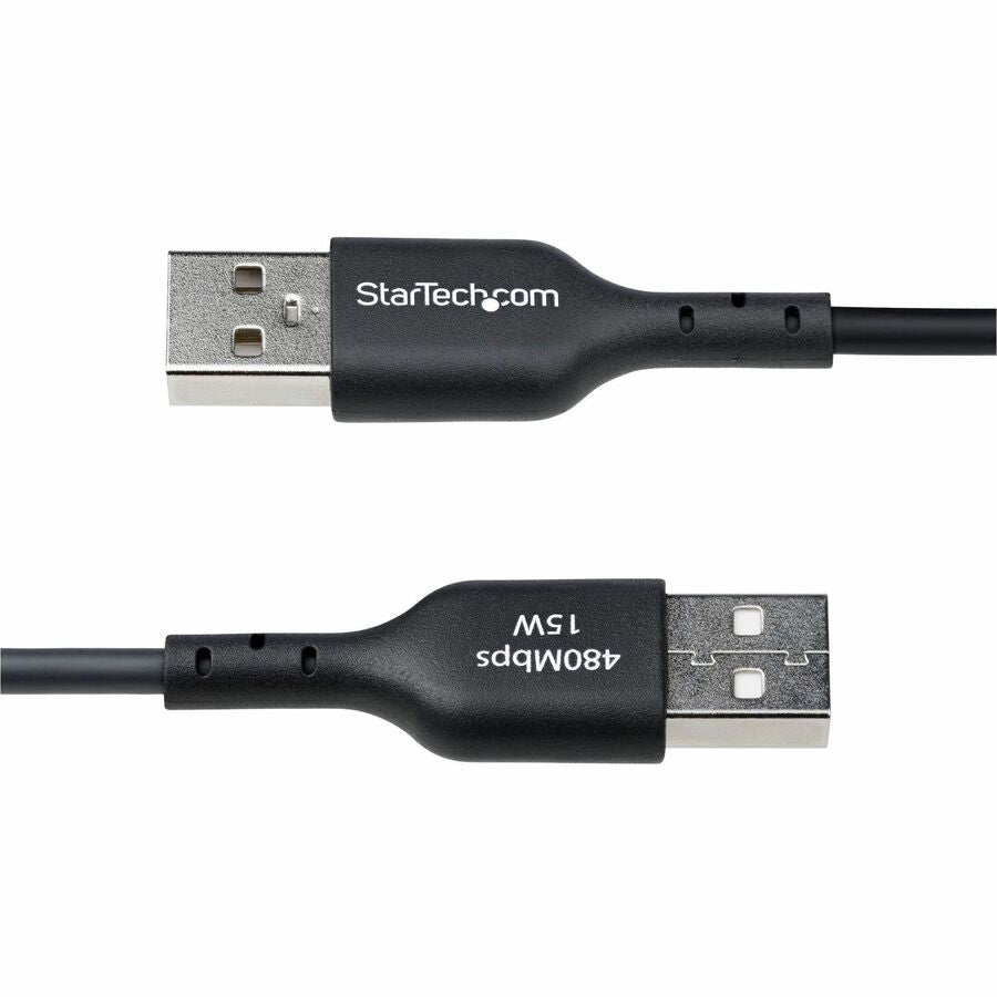 StarTech USB2AC3FBKE 3ft (91cm) USB-A to USB-C Charging Cable, Charge & Sync