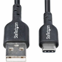 StarTech USB2AC3FBKE 3ft (91cm) USB-A to USB-C Charging Cable, Charge & Sync