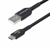StarTech USB2AC6INCHBK 6in (15cm) USB-A to USB-C Charging Cable, Charge & Sync