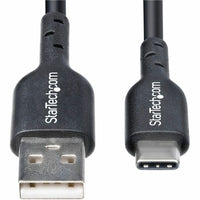 StarTech USB2AC6INCHBK 6in (15cm) USB-A to USB-C Charging Cable, Charge & Sync