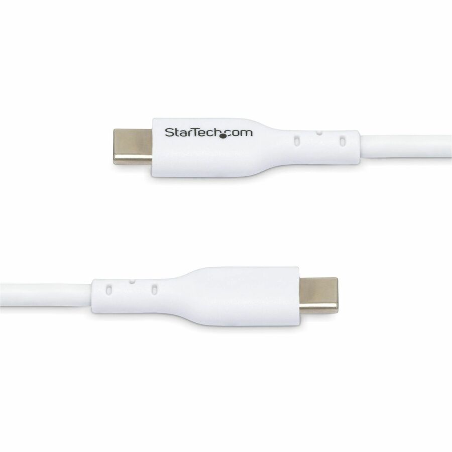 StarTech USB2CC1MNCWHE 1m (3.3ft) White USB-C Charging Cable, USB 2.0 Type-C