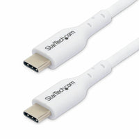 StarTech USB2CC3MWHE 3m (9.8ft) White USB-C Charging Cable, USB 2.0