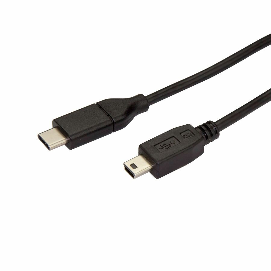 StarTech USB2CMB2M 2m 6 ft USB C to Mini USB Cable - M/M - USB 2.0 - Black