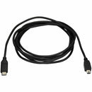 StarTech USB2CMB2M 2m 6 ft USB C to Mini USB Cable - M/M - USB 2.0 - Black