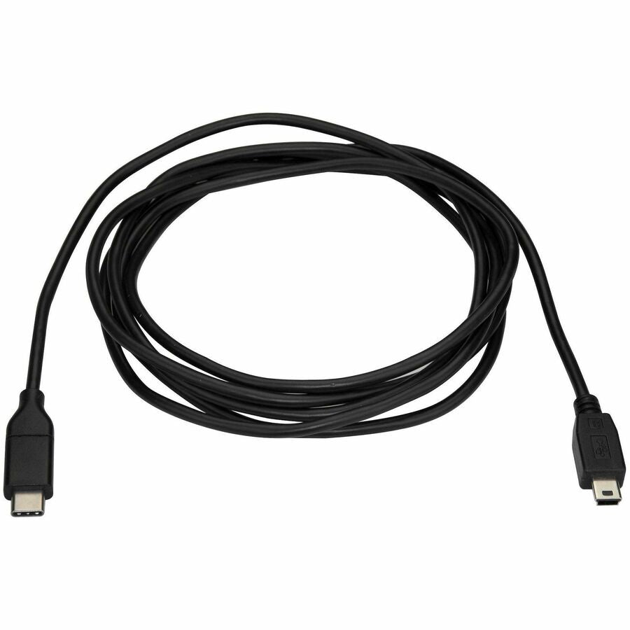 StarTech USB2CMB2M 2m 6 ft USB C to Mini USB Cable - M/M - USB 2.0 - Black