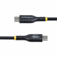 StarTech USB2EPR13F 13ft USB-C Charging Cable, USB-IF Certified - Black