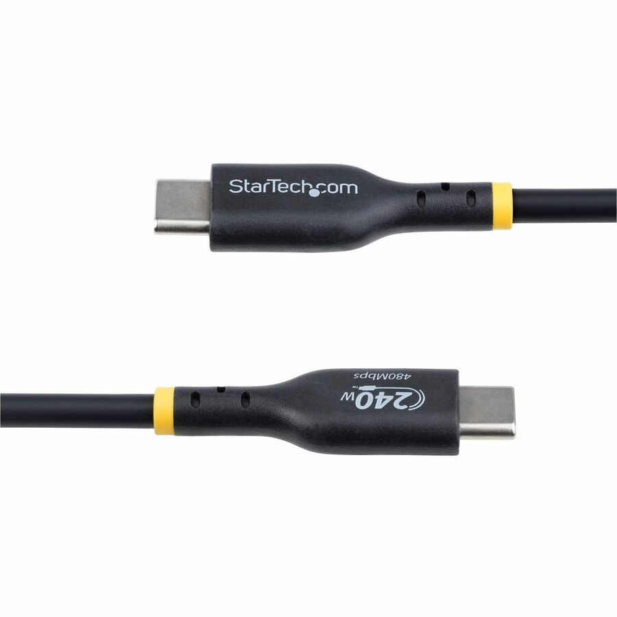 StarTech USB2EPR6F 6ft USB-C Charging Cable, USB-IF Certified USB C Cable