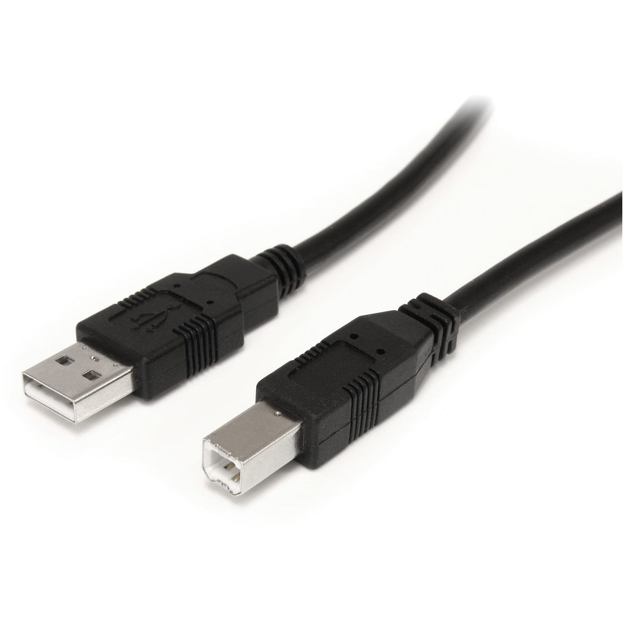 StarTech USB2HAB30AC 9 m / 30 ft Active USB A to B Cable - M/M - Black
