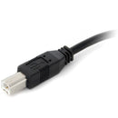 StarTech USB2HAB30AC 9 m / 30 ft Active USB A to B Cable - M/M - Black