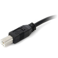 StarTech USB2HAB30AC 9 m / 30 ft Active USB A to B Cable - M/M - Black