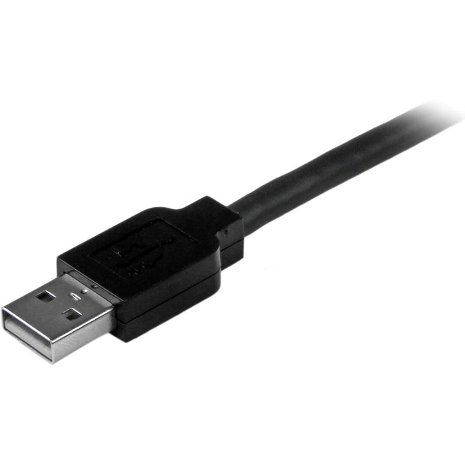 StarTech USB2HAB50AC 15m / 50 ft Active USB 2.0 A to B Cable - M/M - Black