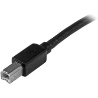 StarTech USB2HAB50AC 15m / 50 ft Active USB 2.0 A to B Cable - M/M - Black