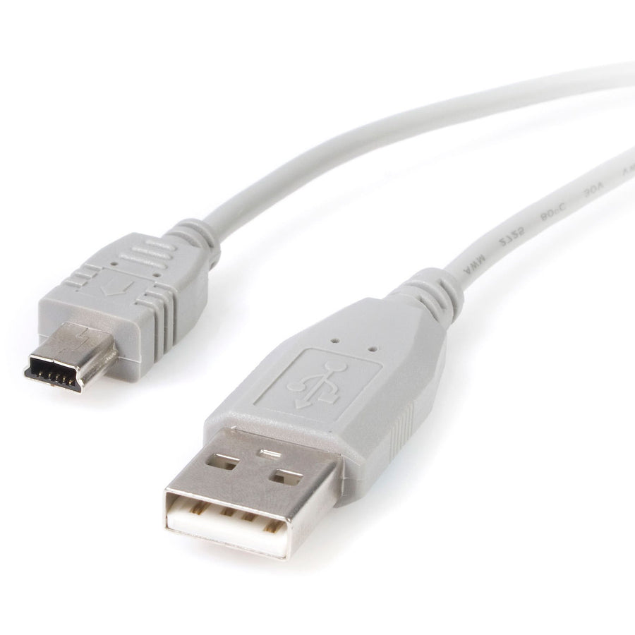 StarTech USB2HABM3 Mini USB 2.0 Cable - 4pin USB Type A - 5pin mini-USB Type B