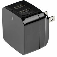 StarTech USB2PACBK Travel USB Wall Charger - 2 Port - Universal Travel Adapter