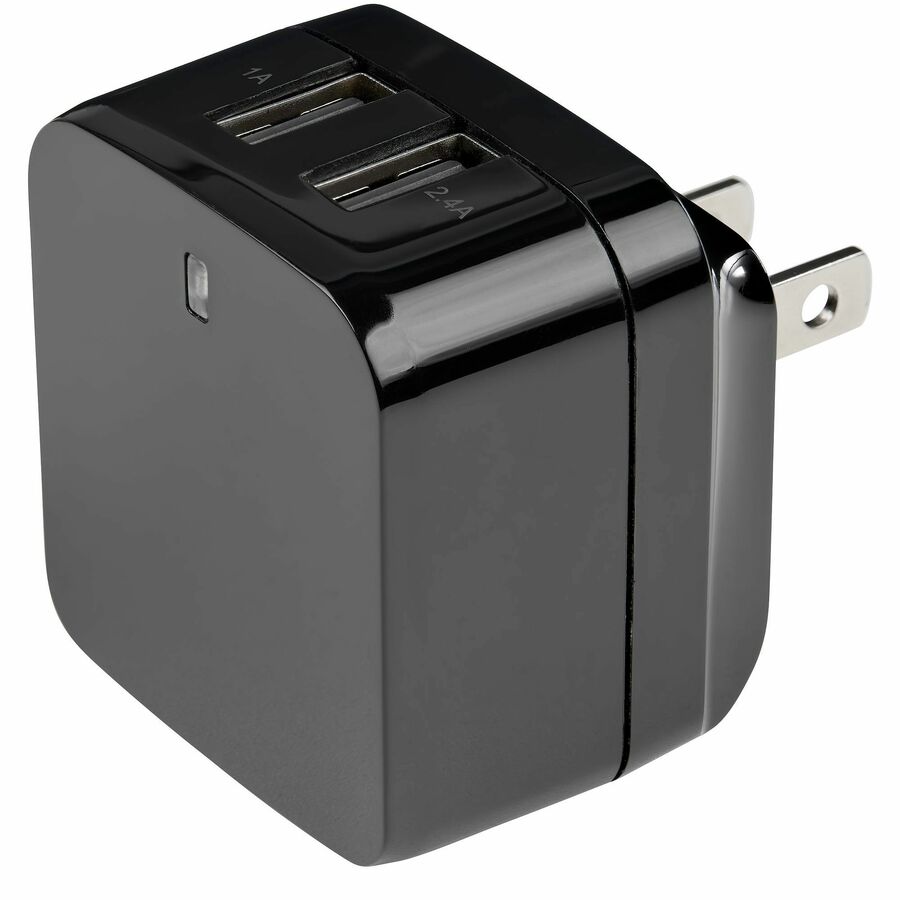 StarTech USB2PACBK Travel USB Wall Charger - 2 Port - Universal Travel Adapter