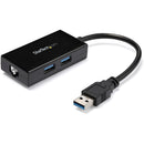StarTech USB31000S2H USB 3.0 to Gigabit Network Adapter w Built-In 2Port USB Hub