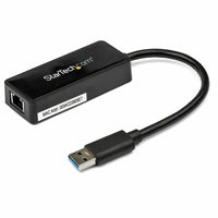 StarTech USB31000SPTB USB 3.0 to Gigabit Ethernet Adapter NIC w/ USB Port