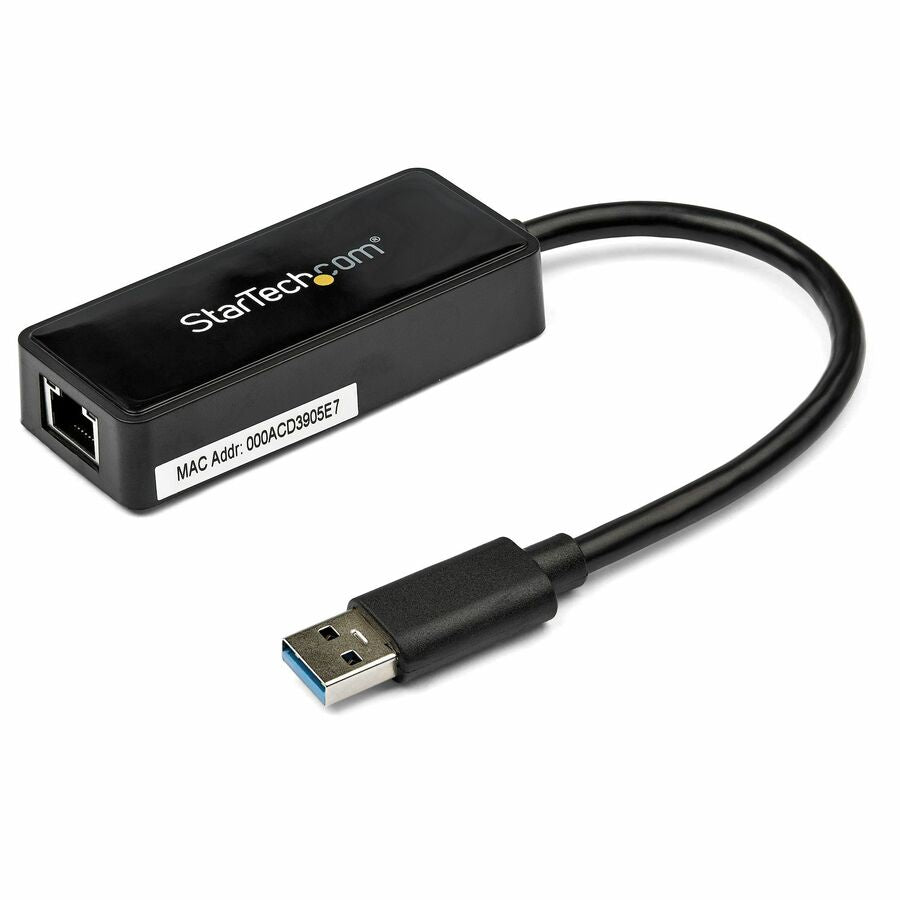 StarTech USB31000SPTB USB 3.0 to Gigabit Ethernet Adapter NIC w/ USB Port