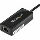 StarTech USB31000SPTB USB 3.0 to Gigabit Ethernet Adapter NIC w/ USB Port