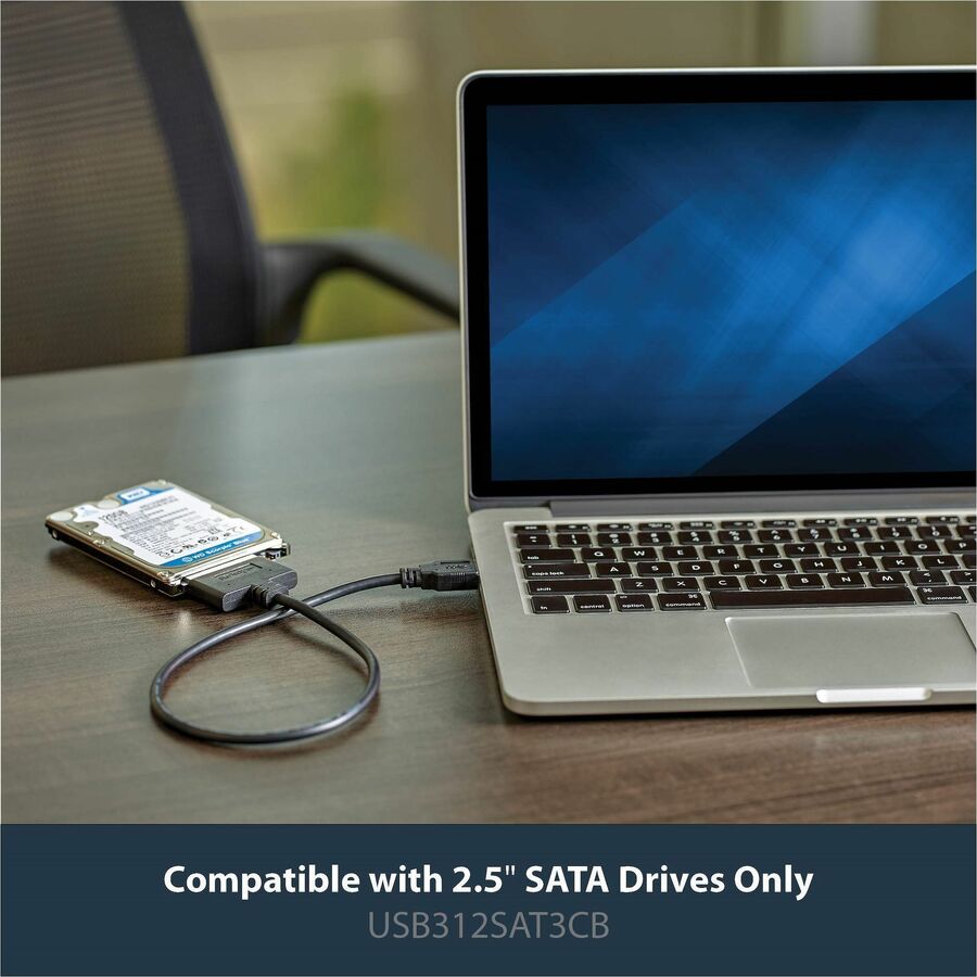 StarTech USB312SAT3CB USB 3.1 (10Gbps) Adapter Cable for 2.5"SATA SSD/HDD Drives