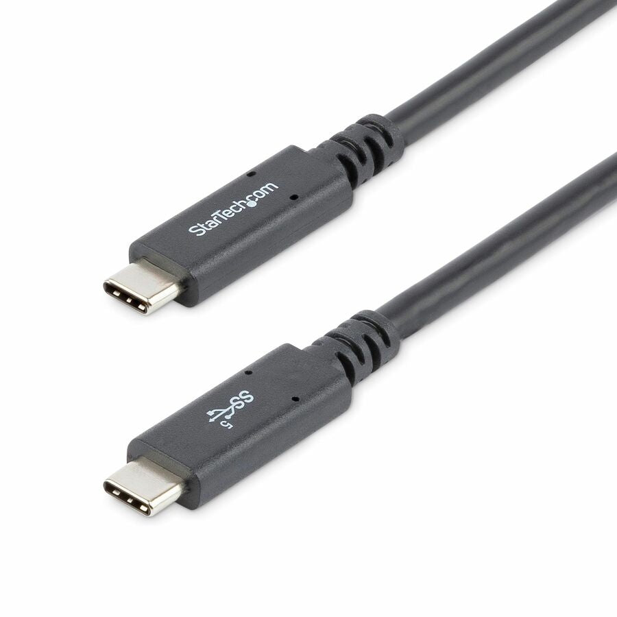 StarTech USB315C5C6 6 ft (1.8m) USB C to USB C Cable, 5A 100W PD 3.0