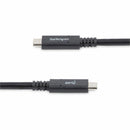 StarTech USB315C5C6 6 ft (1.8m) USB C to USB C Cable, 5A 100W PD 3.0