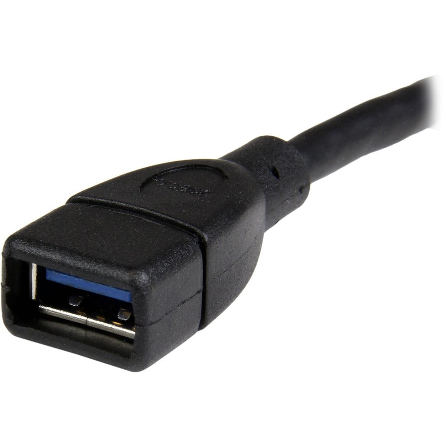 StarTech USB3EXT6INBK 6in USB 3.0 (5Gbps) Extension Adapter Cable A to A - M/F