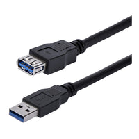 StarTech USB3SEXT1MBK Black SuperSpeed USB 3.0 (5Gbps) Extension Cable