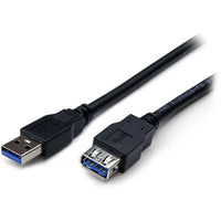 StarTech USB3SEXT6BK 6 ft Black SuperSpeed USB 3.0 (5Gbps) Extension Cable