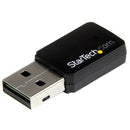 StarTech USB433WACDB Wireless-AC USB2.0 AC600 Mini Dual Band Network Adapter