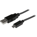 StarTech USBAUB6BK 6 ft Mobile Charge Sync USB to Slim Micro USB Cable