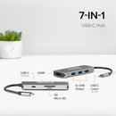 Plugable USBC-7IN1 USBC Hub 7in1 - USB 3.0 Type C - Docking Station