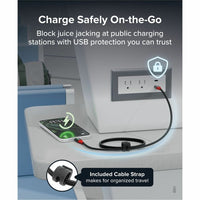 Plugable USBC-CC1M USB C to USB C Cable, Data Blocker Charge Only Cable