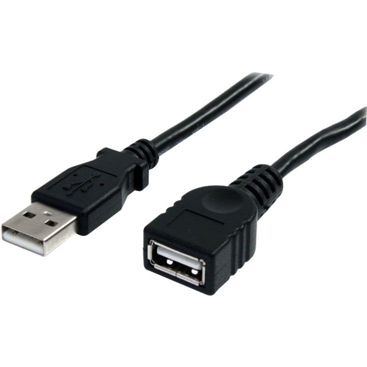 StarTech USBEXTAA6BK 6 ft Black USB 2.0 Extension Cable A to A - M/F - Black