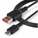 StarTech USBSCHAC1M 3ft (1m) Secure Charging Cable, USB-A to USB-C