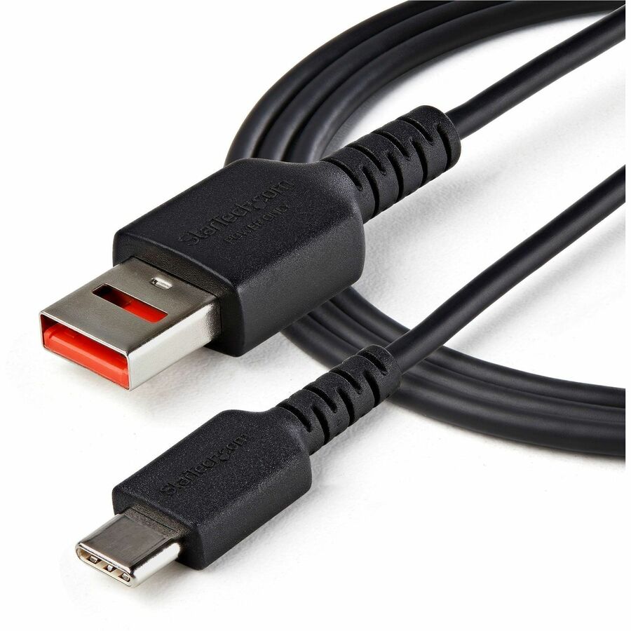 StarTech USBSCHAC1M 3ft (1m) Secure Charging Cable, USB-A to USB-C
